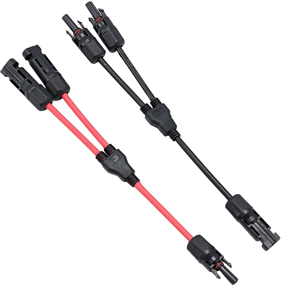 Zonnepaneel stekker 1 paar - 6 mm² - 10 AWG - 1 naar 2 Y-adapter voor zonnepanelen - ShopVlot
