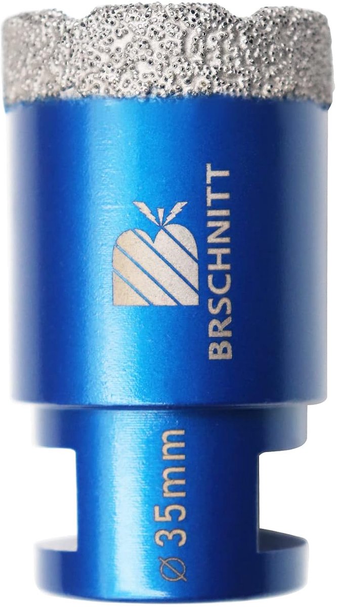 Diamantboor 35mm - Universele M14 Draad - Voor Porselein, Tegels en Graniet - Eenvoudig Droog Boren - ShopVlot