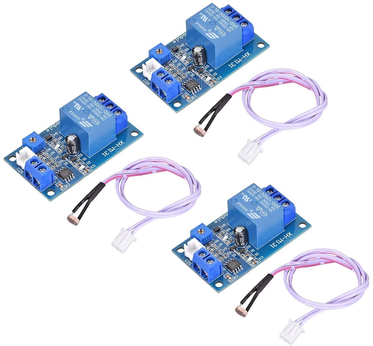 Fotoresistantie relaismodule DC 12V - Automatische lichtschakelaar - Lichtdetectiesensor - Eenvoudige installatie - ShopVlot