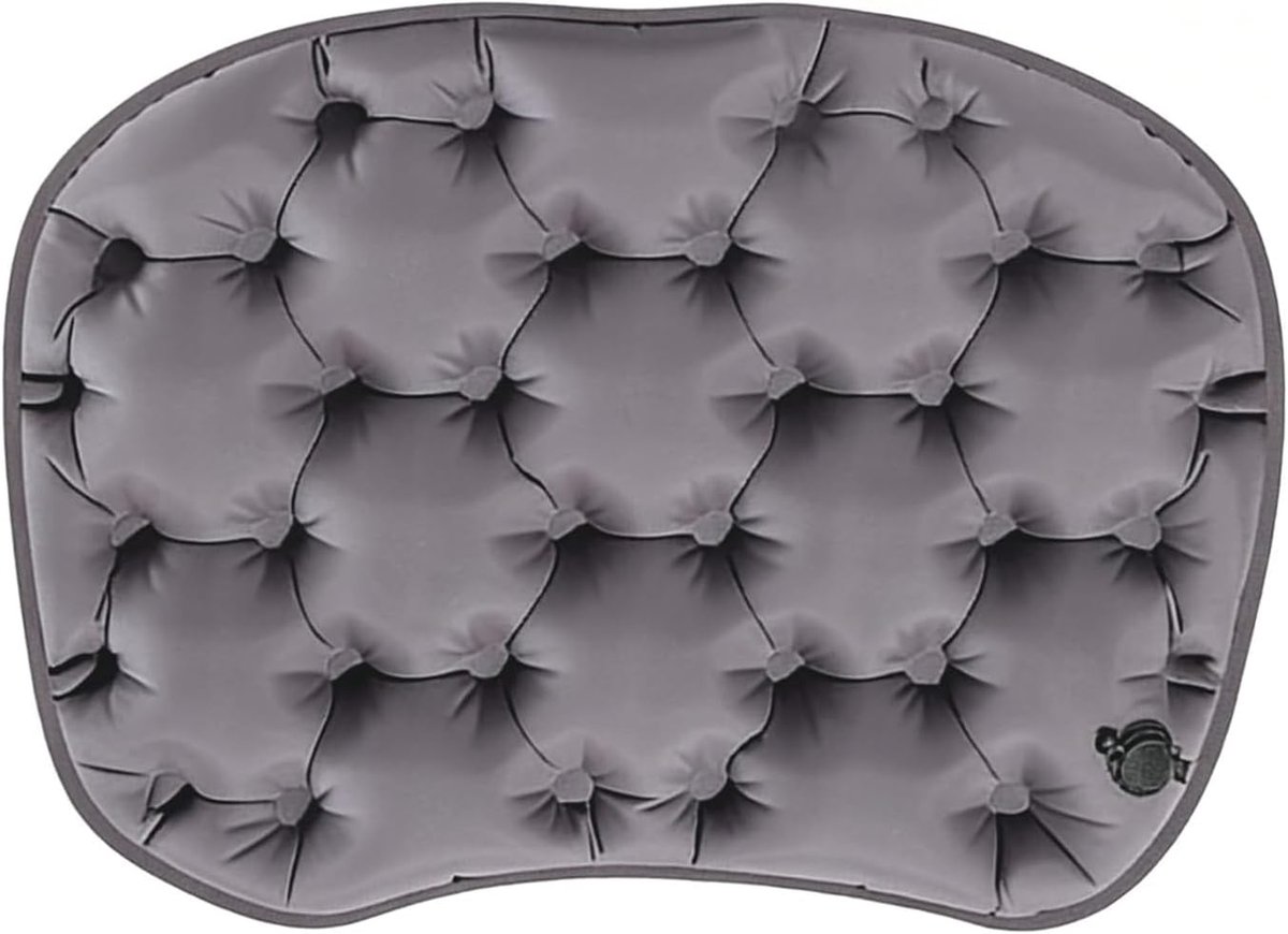 Opblaasbaar zitkussen - waterdicht nylon met TPU-coating - ultralicht en opvouwbaar - ideaal voor kamperen - ShopVlot