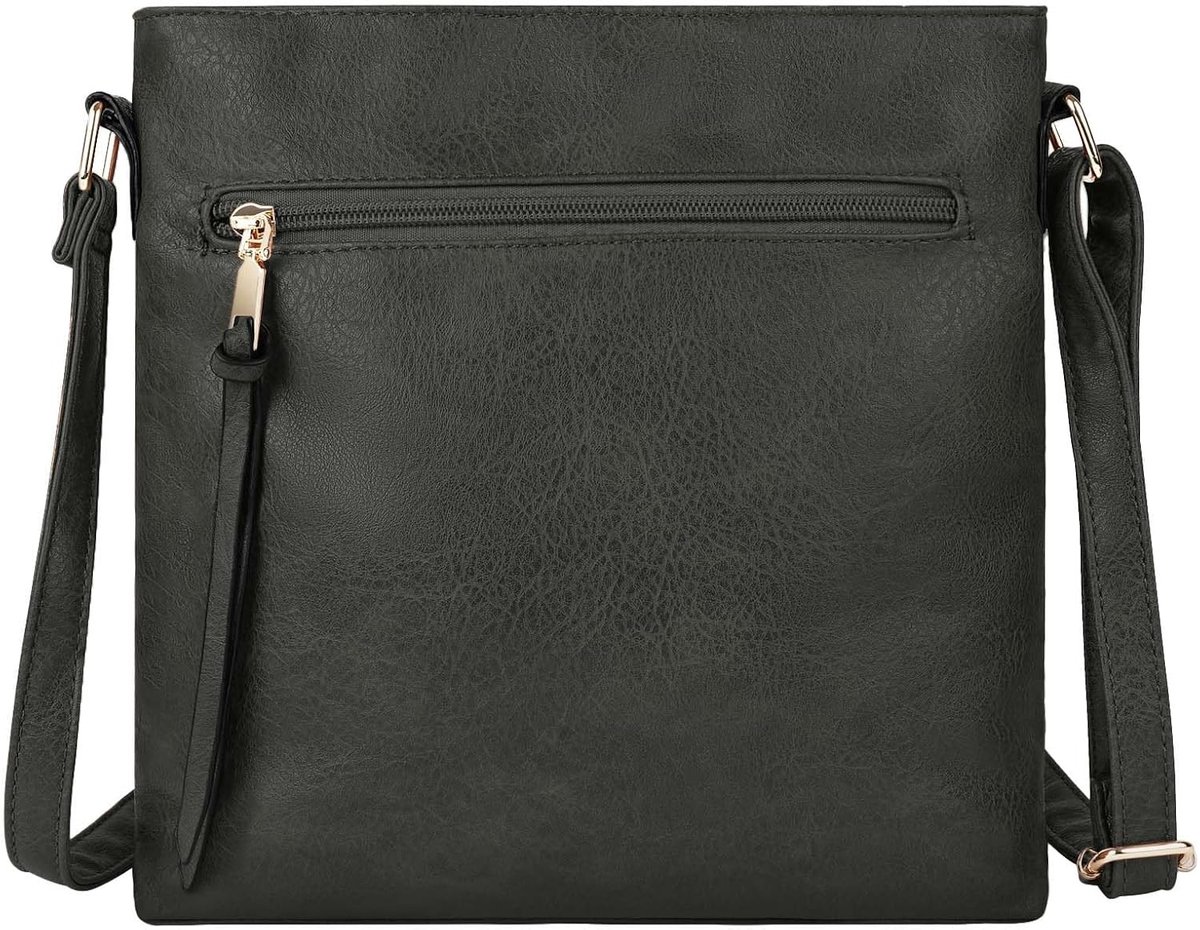 Crossbodytas middelgroot - PU-leer - lichtgewicht schoudertas - perfect voor dagelijks gebruik - ShopVlot