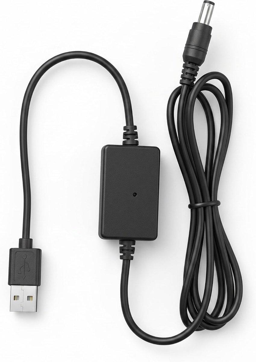 USB 5V naar DC 8V Converter Kabel - 1,2m Lengte - Hoogwaardige materialen - Veilige bescherming voor apparaten - ShopVlot