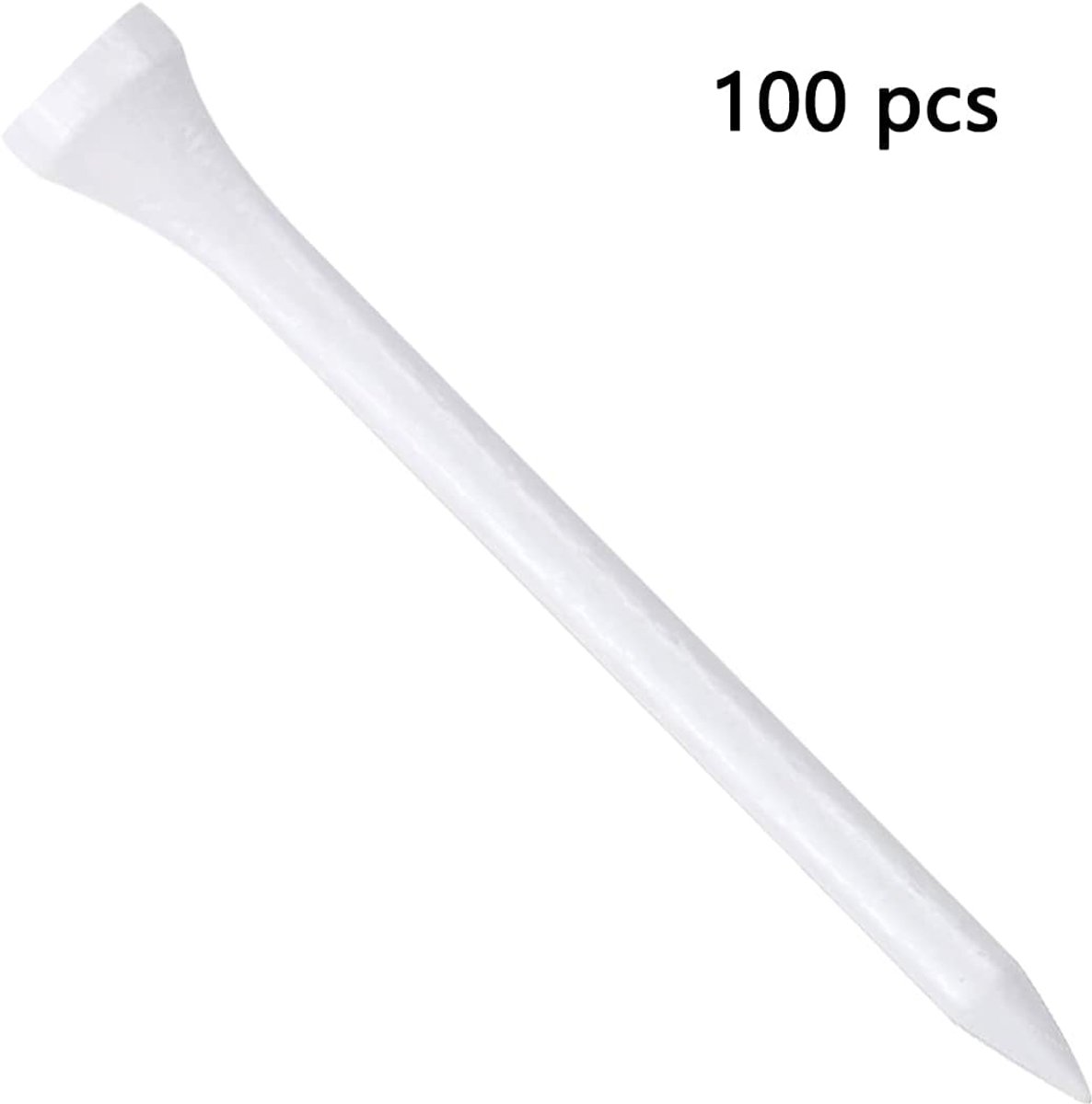 Houten golf tees 70 mm - lange golf tees - biologisch afbreekbaar - duurzaam gebruik - ShopVlot