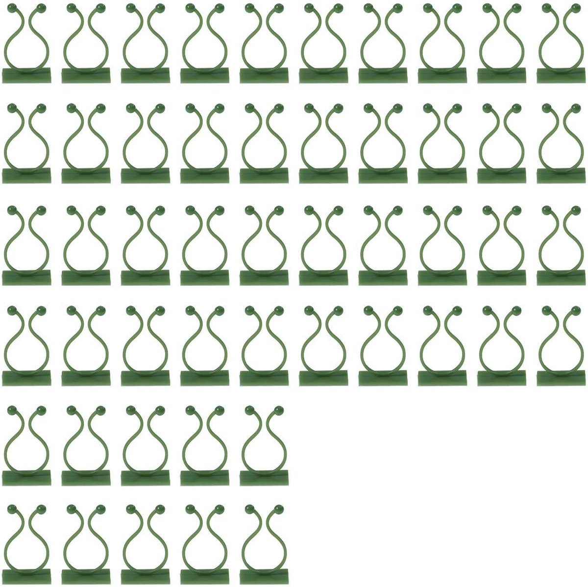 50 Stuks Plant Clips voor Wandbevestiging, Ideaal voor Klimplanten, Zelfklevende Bevestigingsclips voor Planten, Veilig en Stevig Gebruik