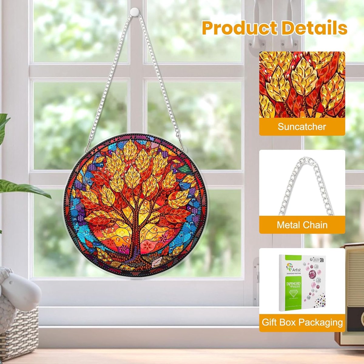 Diamond schilderen kit - boom des levens - voor beginners en kinderen - creatieve wanddecoratie - ShopVlot