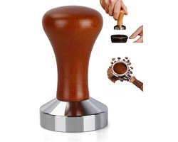 51mm Beukenhouten Koffie Stamper - 1 Stuk Barista Koffie Vulhamer