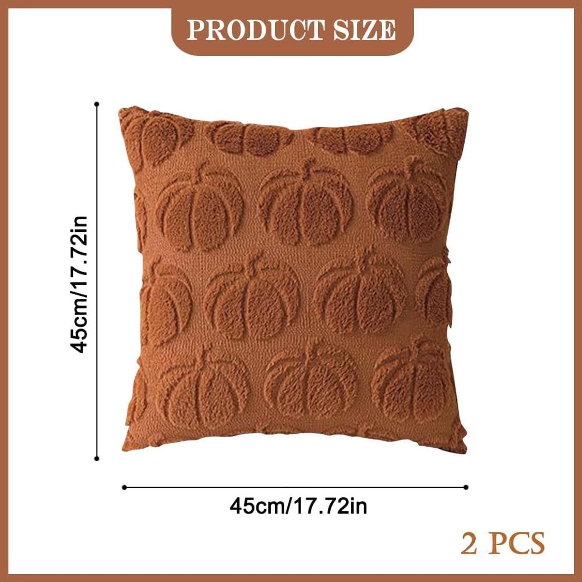Dekbedovertrekken 45 x 45cm - Velvet - Halloween en Herfst - Gezellige sfeer voor binnen en buiten - ShopVlot