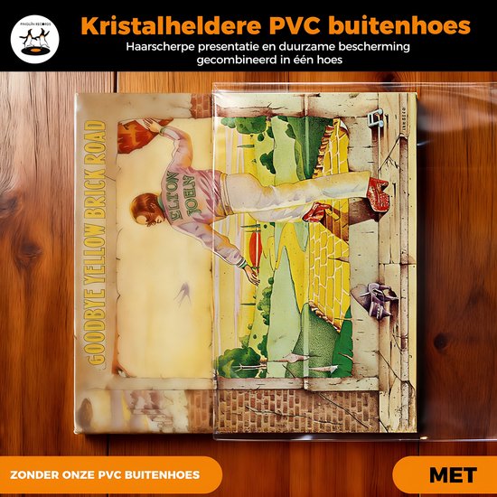 Pinguïn Records Glasheldere PVC hoezen - LP hoezen - 25 stuks - VinylCare Ultimate Shieldsleeve - LP Beschermhoezen - Hard plastic - Premium kwaliteit - Extra stevige hoeken - Buitenhoezen voor standaard LP’s - 250 Micron — afbeelding 4