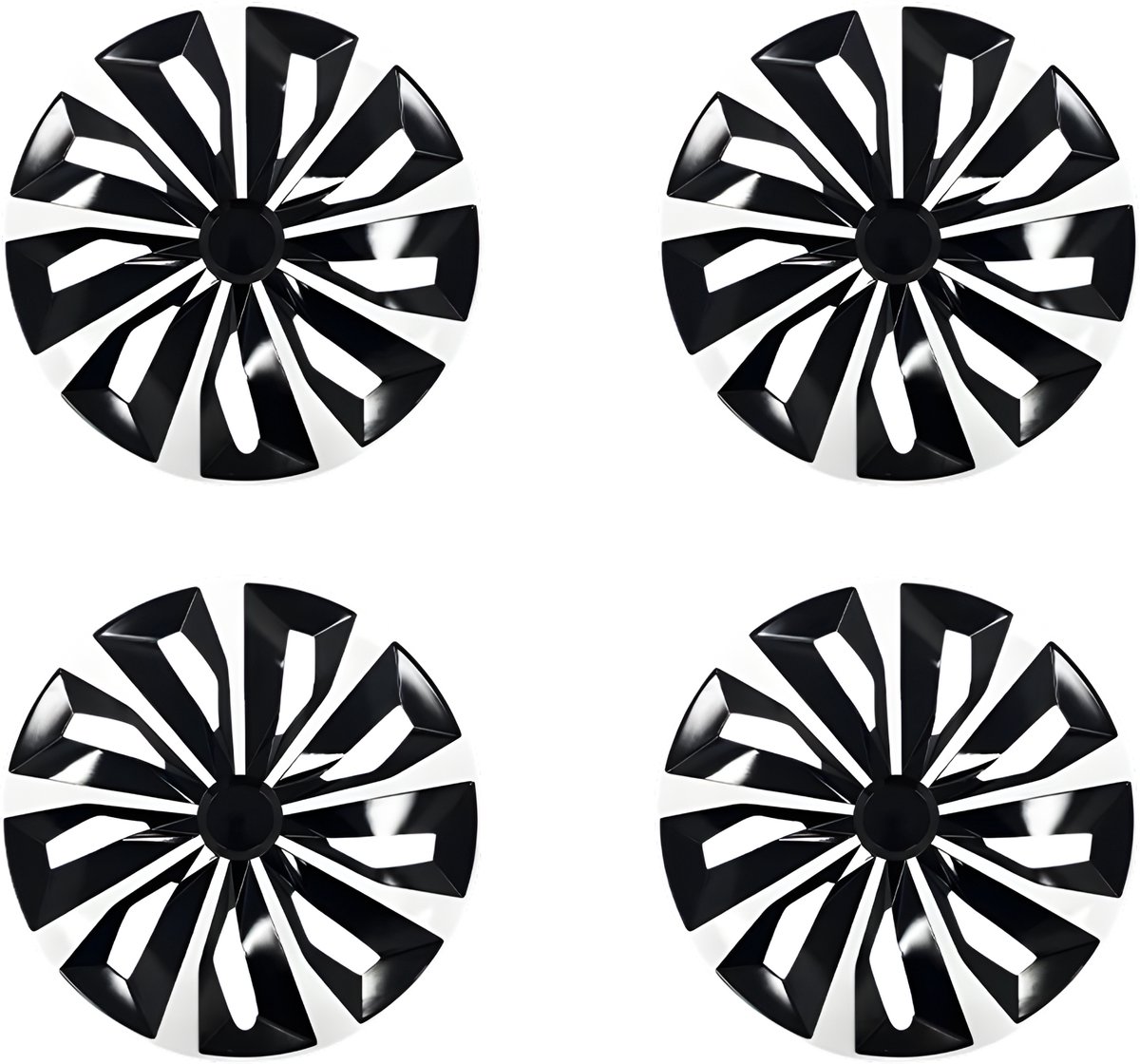Wieldoppen 17 Inch Set 4 Stuks - Velgen - Universeel Mes Stijl R17 - Auto Accessoires