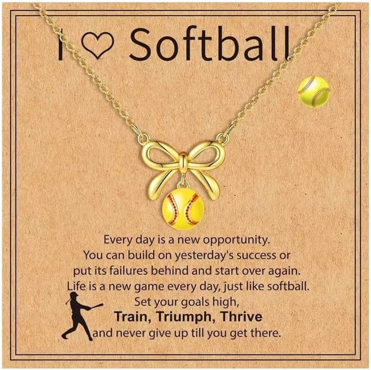 Volleybal ketting strik bal hanger - sport sieraden - met kaart - cadeau voor dames en meisjes - ShopVlot