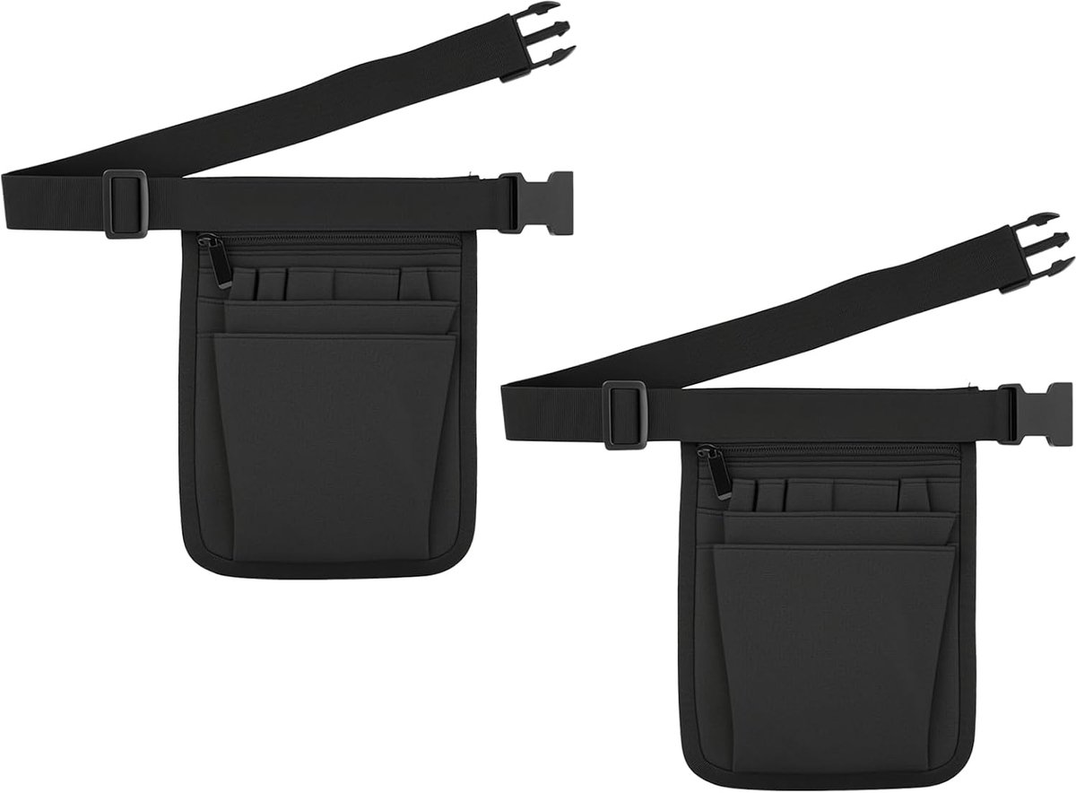Medische organizer heuptas 25 x 18 cm - robuuste tas - verstelbare riem - ideaal voor zorgprofessionals - ShopVlot