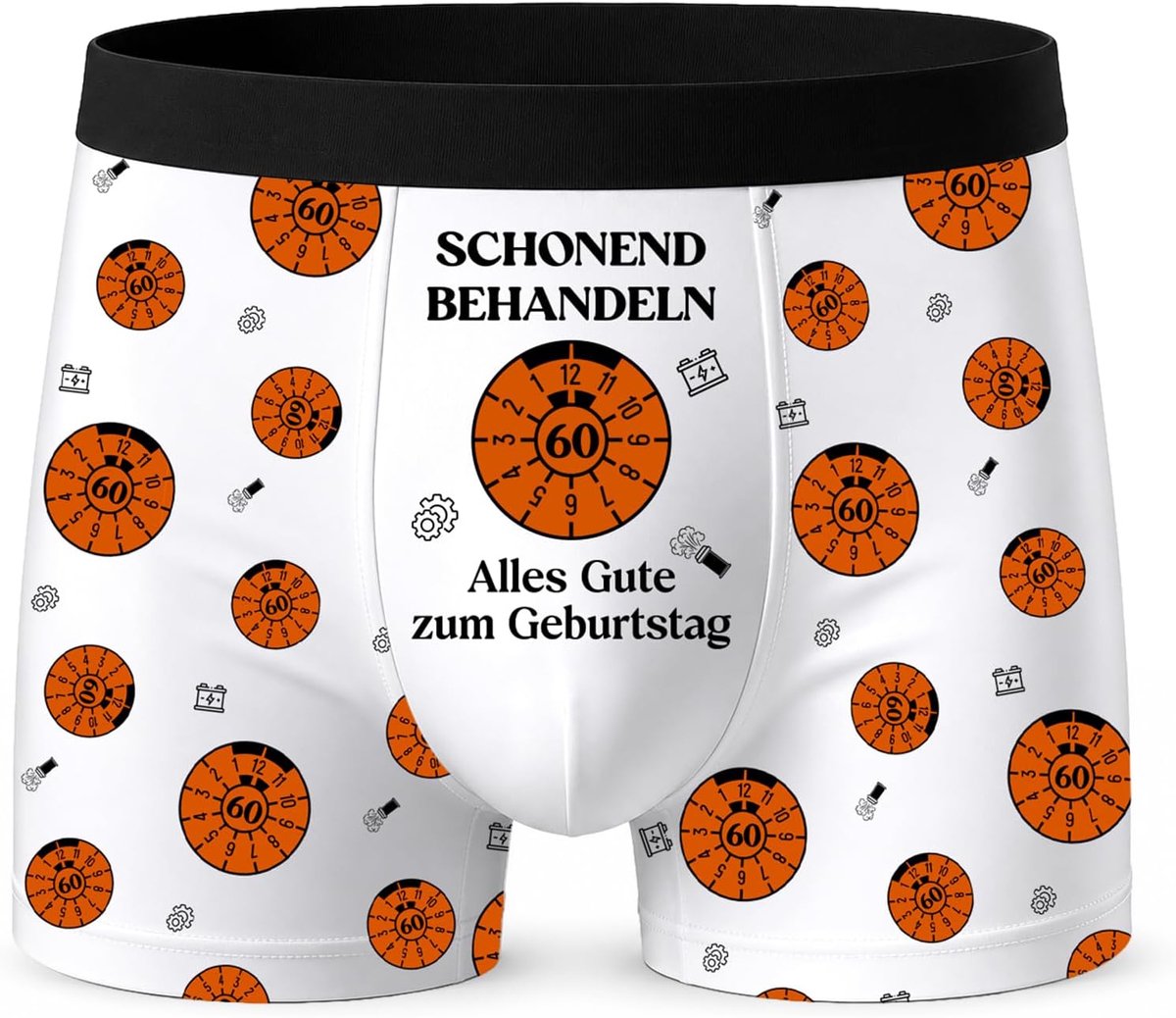 Cadeau verjaardag mannen voor 50/60, grappige onderbroeken mannen, hoog gesneden, comfortabel en ademend - ShopVlot