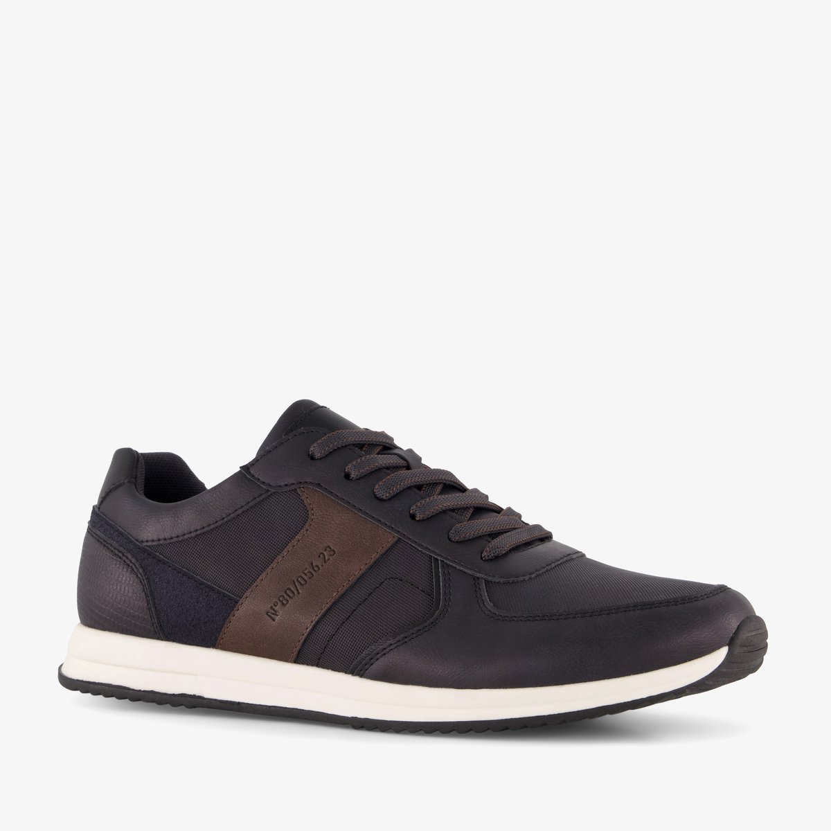 Blue Box heren sneakers donkerblauw - Maat 40 - Uitneembare zool