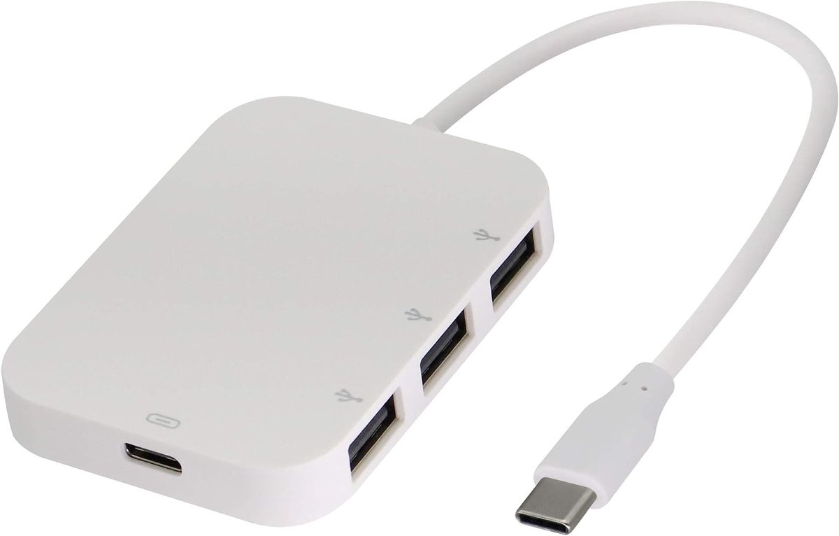 3-in-1 USB-C to USB 2.0 Adapter, Type-C Male to 3USB Ports+Type-c Female Hub, Suitable for devices with USB 3.1 Gen1 - ShopVlot