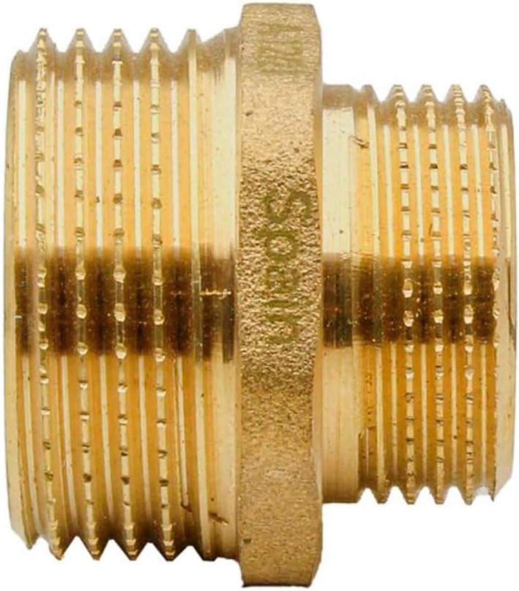 RIEGOPRO Brass Reducing Nipple (1" x 3/4") - ShopVlot