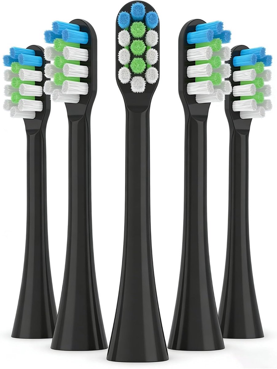 Vervangende borstelkoppen voor Spotlight Oral elektrische tandenborstel, 5 stuks, zachte, duurzame borstelharen - ShopVlot