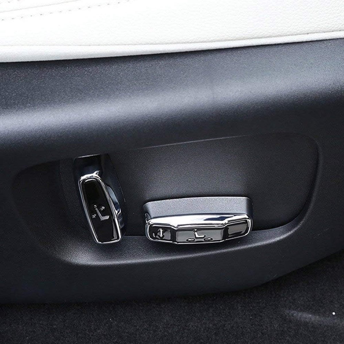For Jaguar XE/XF F-Pace 4 PCS/Set ABS Seat Adjustment Button Cover Trim for and Rover Discovery Sport EVOQUE Vogue - ShopVlot