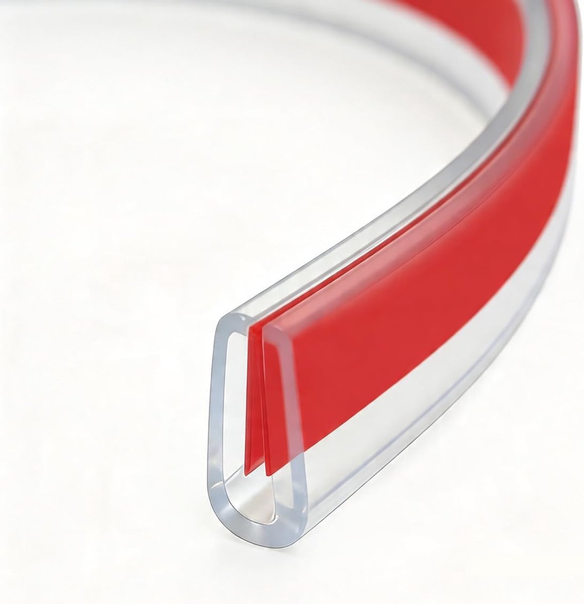 Zelfklevende rubberen randbekleding pasvorm 4-5 mm, lengte 3 m, scherpe randbescherming voor platen, autodeuren - ShopVlot