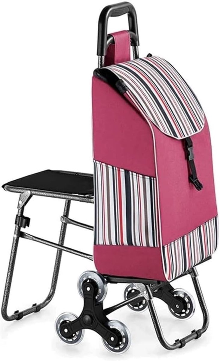 Shopping Trolley Shopping Cart Shopping Cart With Seat Foldable Shopping Cart Climbing Stair Portable Handcart - ShopVlot