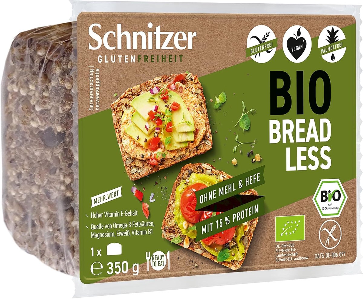 Schnitzer gluten-free Bread Less Organic 350g - ShopVlot