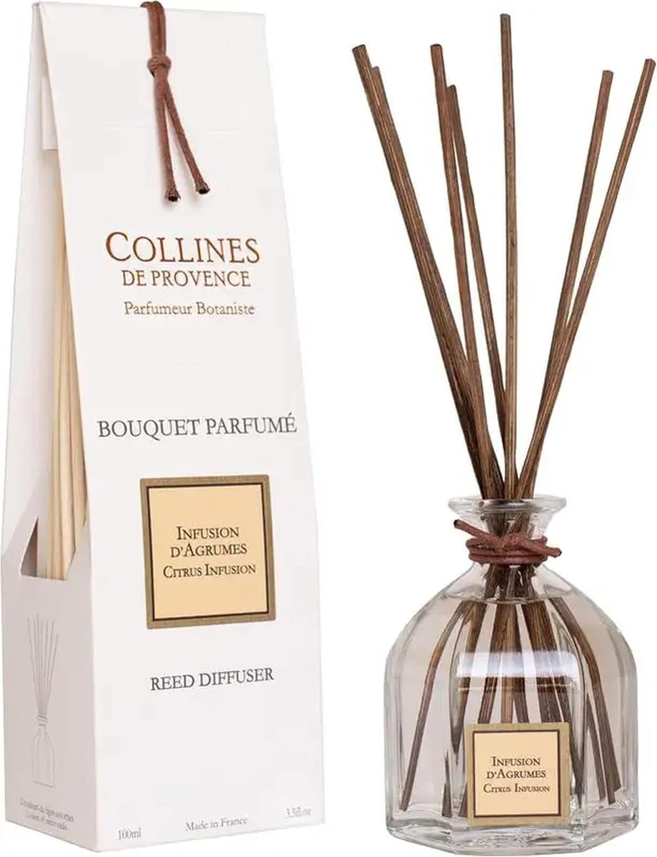 Collines de Prov - Fragrance sticks citrus infusion - 100 ml - ShopVlot