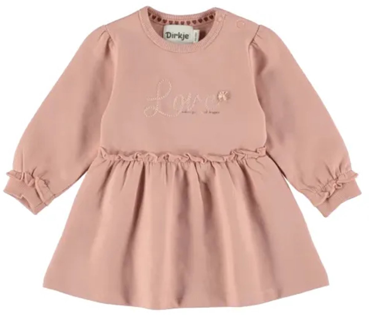 Dirkje baby Jurk Misty Rose maat 62