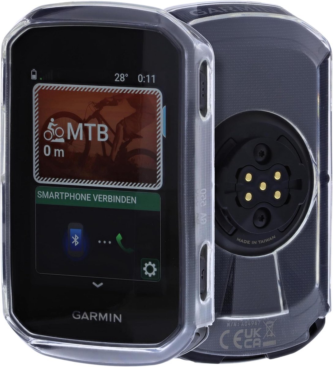 Case Compatible with Garmin Edge 550/850 TPU Protective Case Bag Transparent Shockproof Scratch-Resistant for MTB Road - ShopVlot