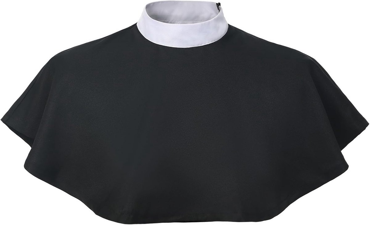 BPURB Administrative Shirt Neck Collar Clergy Bib for Men Women Priest Collar Costumes Accessory for Pastor Pulpit - ShopVlot