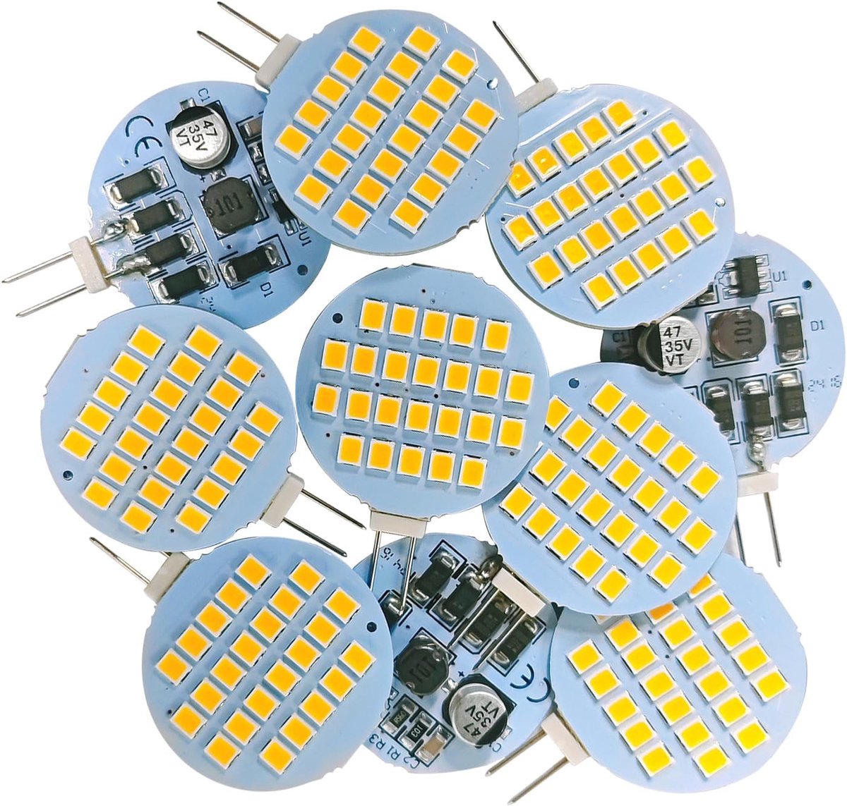 G4 LED Lamp 24-2835SMD - Superhelder Warm Wit - Voor AC12V DC12-24V - Perfect voor Camping en Caravan - ShopVlot