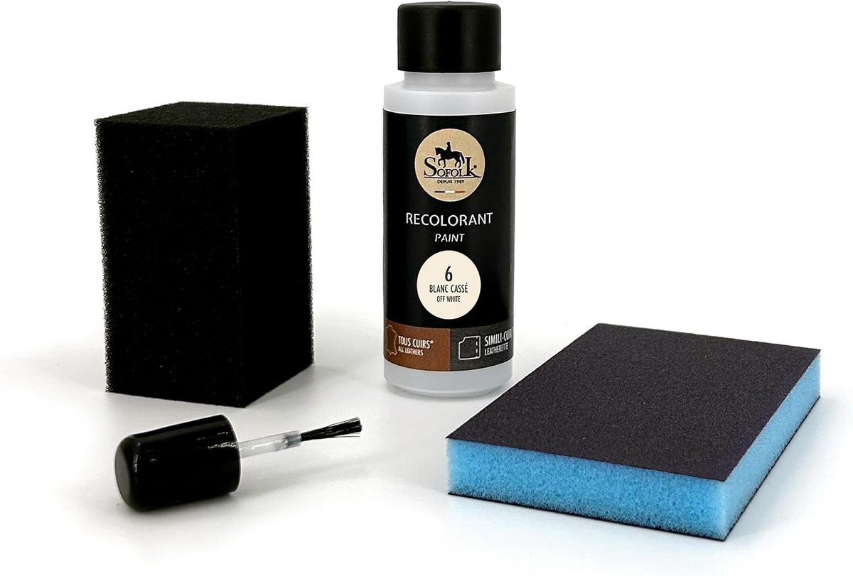 Lederreparatieset - 21 Kleuren Beschikbaar - Onderhoud voor Autozitting en Stuurwiel - Eenvoudig Kleurherstel - ShopVlot