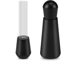 Verbeterde WDT Tool voor Espresso: Professionele Nadel Tamper, Koffie Accessoires en Mixers voor Barista's, Zwart - Perfect voor Espresso Liefhebbers en Koffie Creaties