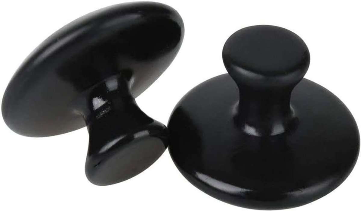 Massage stenen set van 2 - natuurlijke hot stones - voor lichaam en gezicht - verbeter circulatie - ShopVlot