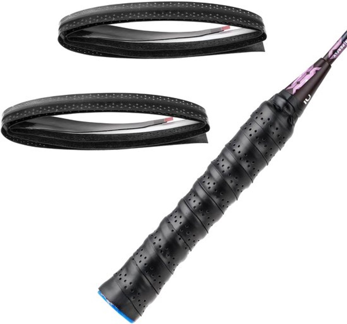 Gripband 2 Stuks - Universeel Overgrip - Anti-slip Tennisracket - Badmintonracket - Zelfklevend - Hoogwaardig PU-Materiaal