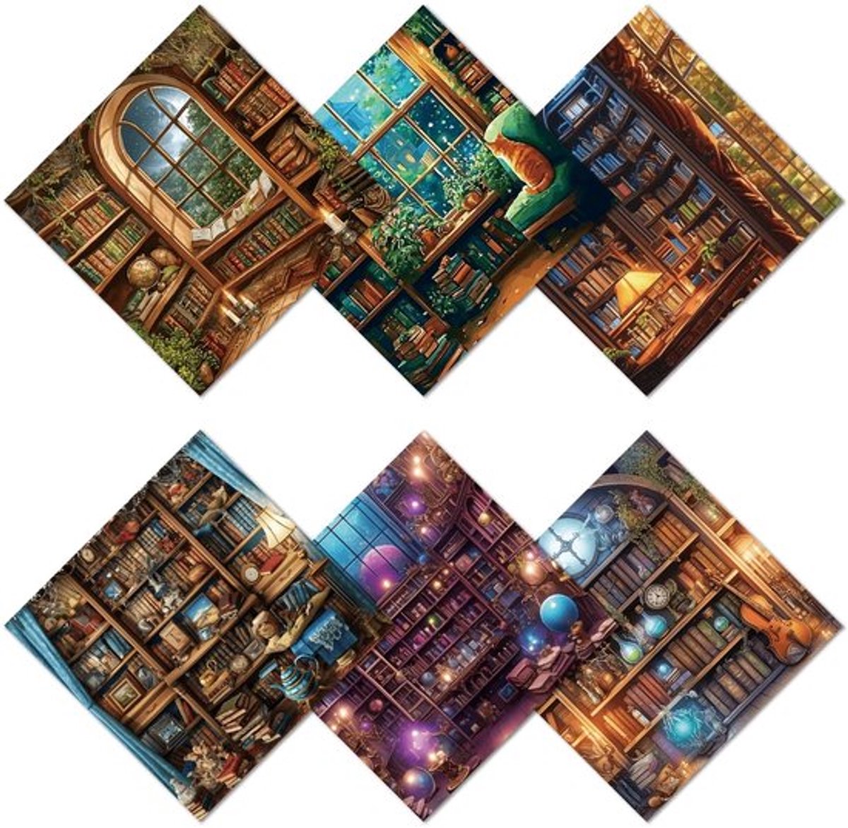 Set van 6 Microvezeldoeken voor Brillenreiniging