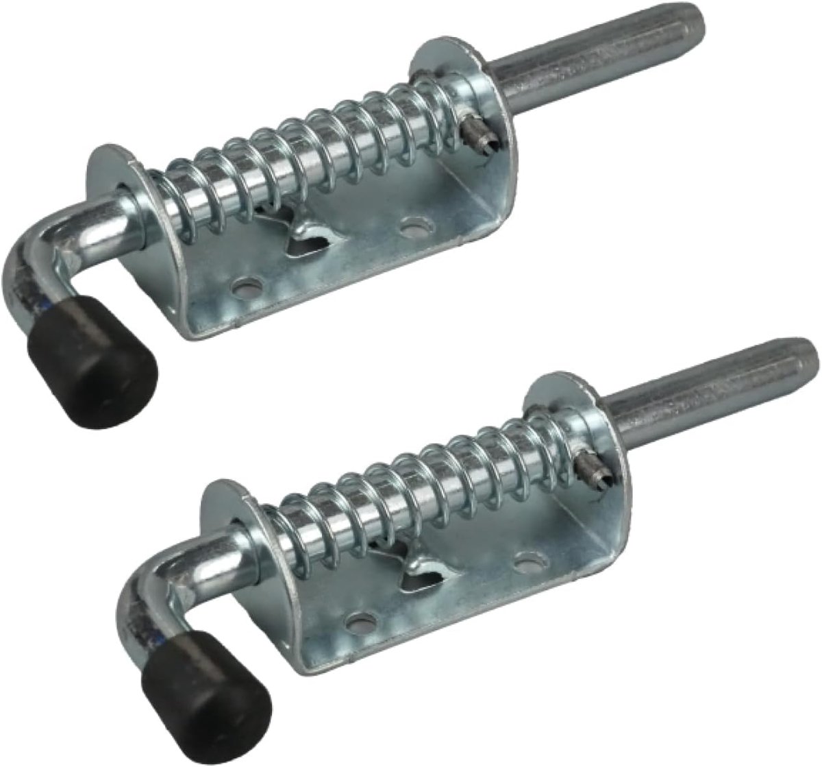 Stalen Veerhaak 128 mm - Roestvrij staal - Verbeterde veiligheid - Voor garage- en tuinmeubels - ShopVlot