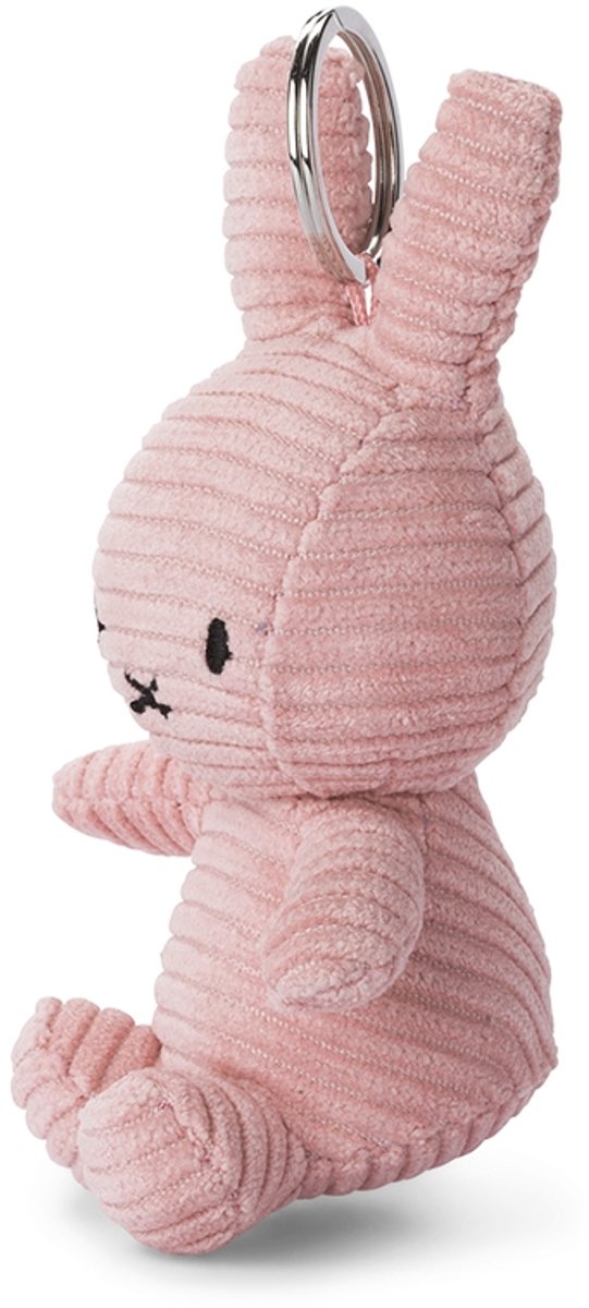 Bon Ton Toys Nijntje - Keychain ECO Corduroy Pink - 10 cm - 4" — afbeelding 3