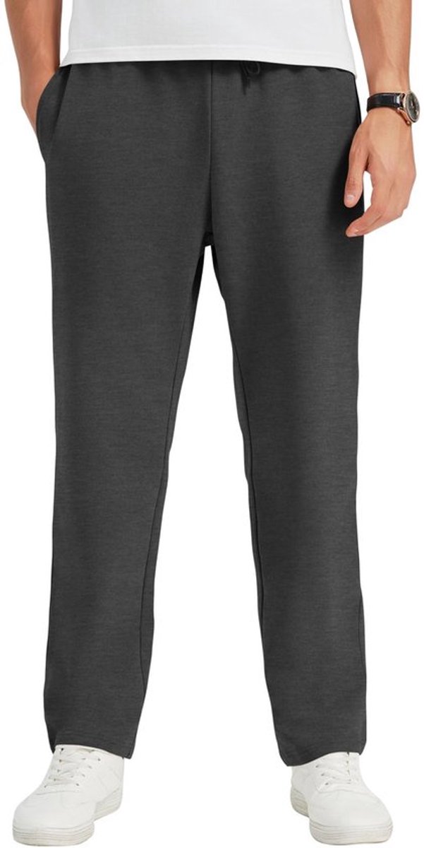 Yogabroek Heren - Verstelbare Pasvorm - Lange Binnenbeenlengte 86,4/101,6 cm - Casual Joggingbroek - Praktische Zakken - Katoenmix Materiaal