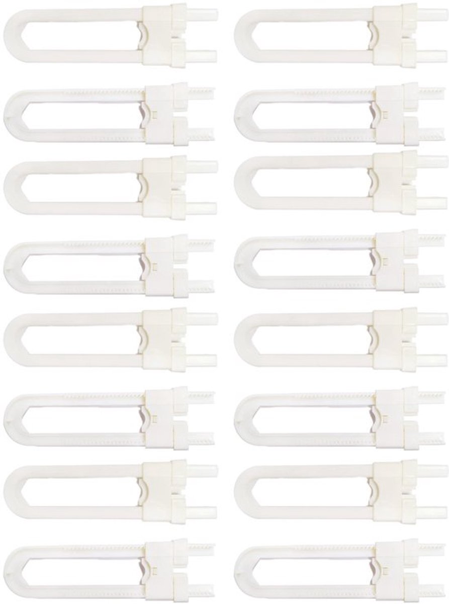 Schuifslot U-vorm - Kastsloten - Kinderveiligheid - Babyproof - Handgrepen - 8 Pack - Kastslot
