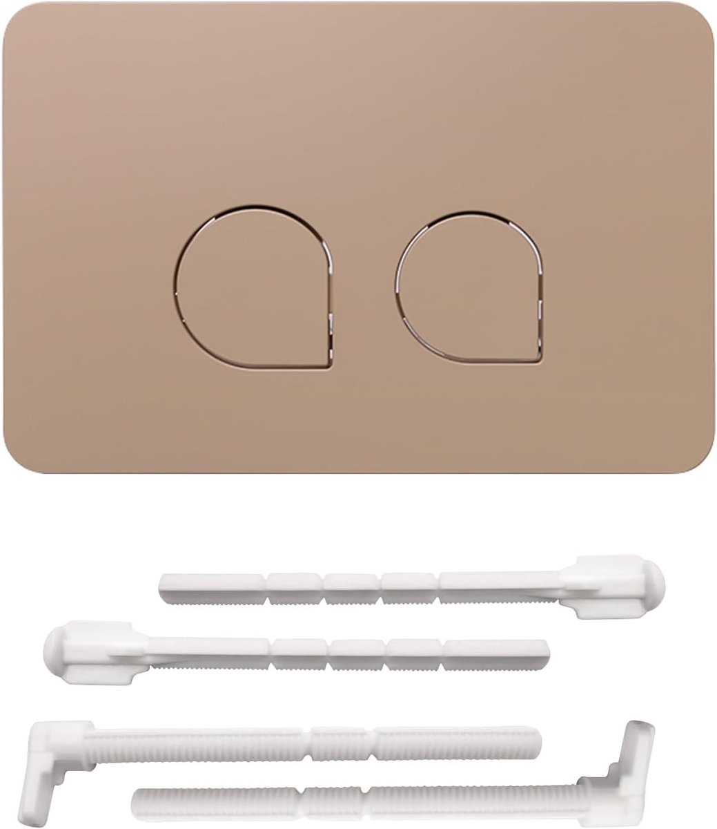 Double Control Plate Drukplaat voor 2 Quantiteiten Flush - Khaki, Geschikt voor Sigma 01, 10, 20, 21, 30, 50 en 60 Modellen