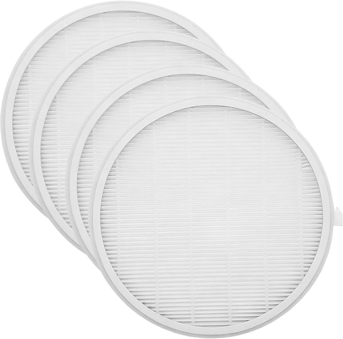 4-delig 17 cm nagelstofzuigerfilter, rond filterrooster, herbruikbaar, vervanging voor Melody Susie HPro/SproR - ShopVlot
