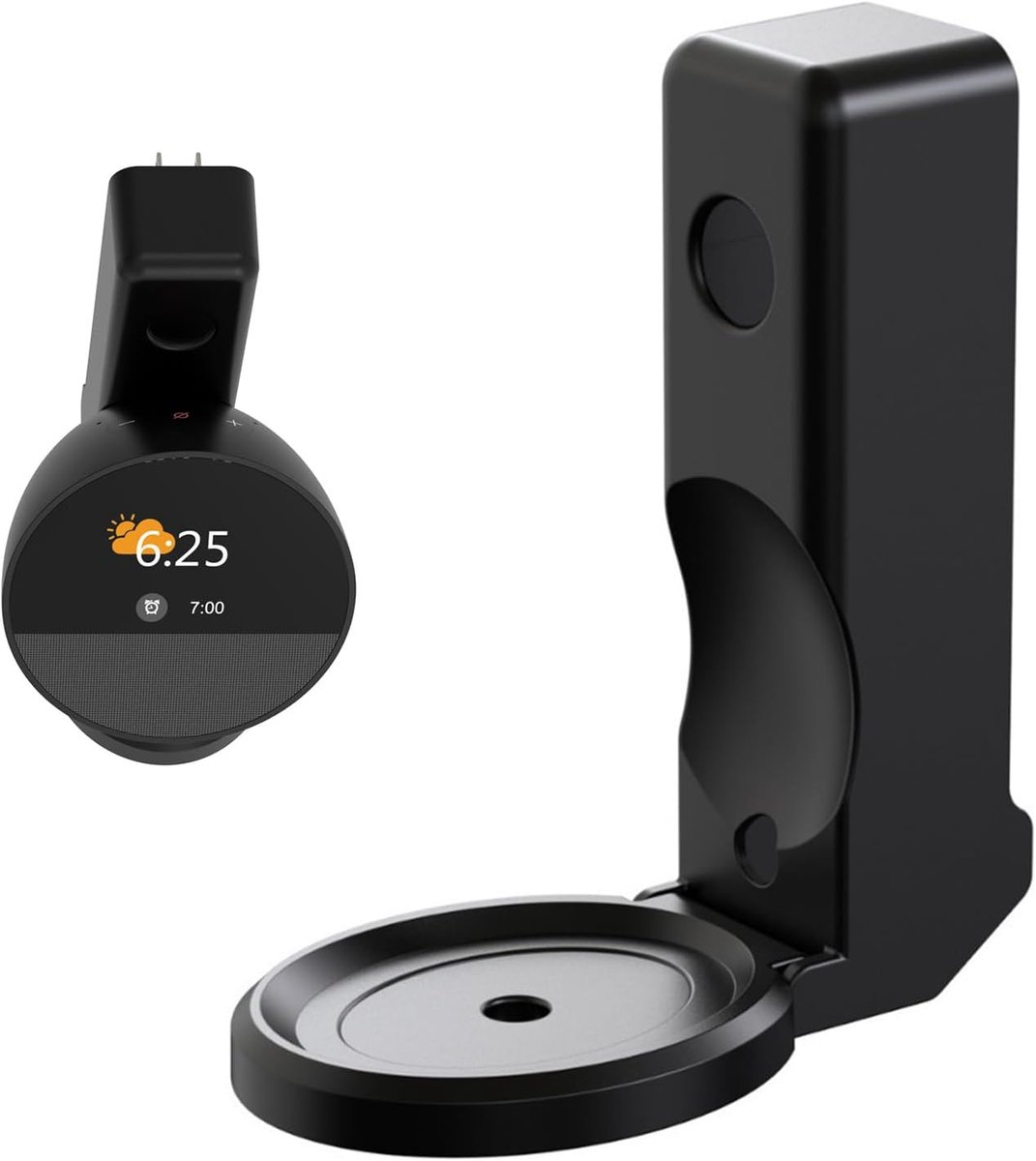 Plug holder for Spot T5 wall mount, stand for speaker, stand for spot T5, accessory holder, the base provides space - ShopVlot