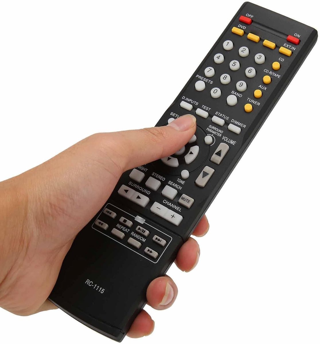 Vervangende Afstandsbediening Geschikt voor AV Ontvangers zoals AVR 390, 591, 930 en Meer - Perfecte Oplossing voor Audio en Video Besturing