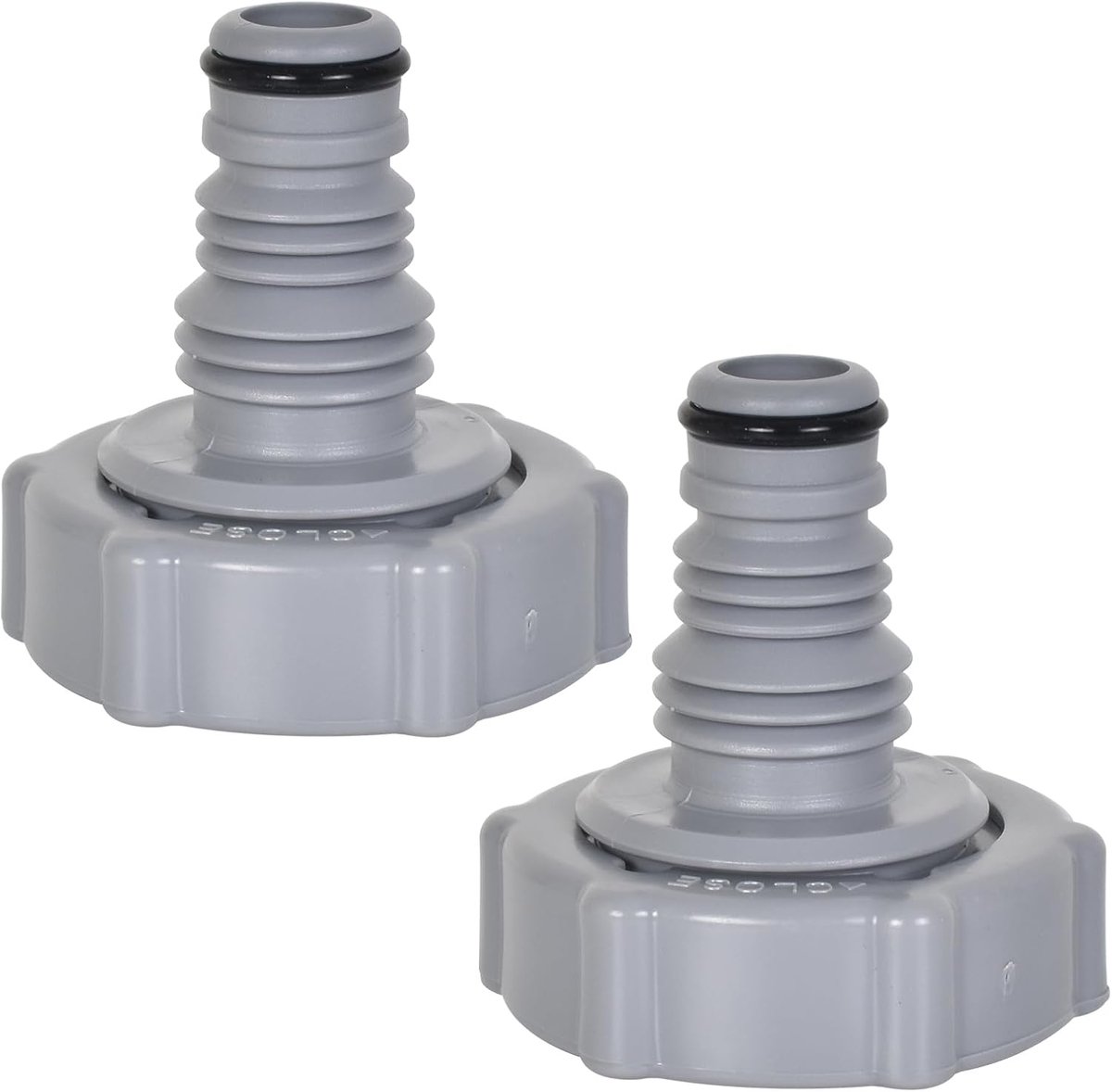 SnelShoppen - P6H1419 Afvoer Klep Adapter voor Afvoeren van Zwembadslang, Hoogwaardige Slangverbinding, Blauw, Duurzaam en Lange Levensduur