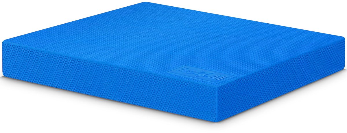 Foam Balanskussen voor Fitness en Therapie - Verhoogd Formaat Stabiliteitskussen met Antislip Oppervlak - Oefenkussen voor Balans, Yoga, Fysiotherapie en Revalidatie - Ondersteuning voor Core Training, Evenwicht en Mobiliteit