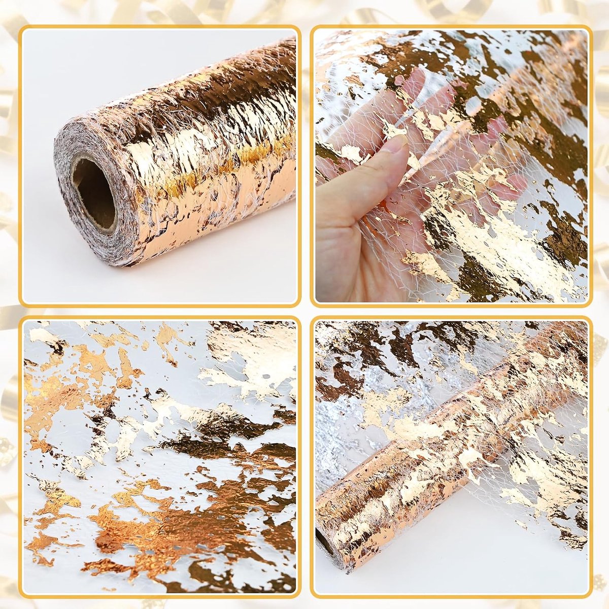 Tafelkleed jarige - 28 cm x 10 m - rosegoud - perfecte tafeldecoratie voor feestelijke gelegenheden - ShopVlot