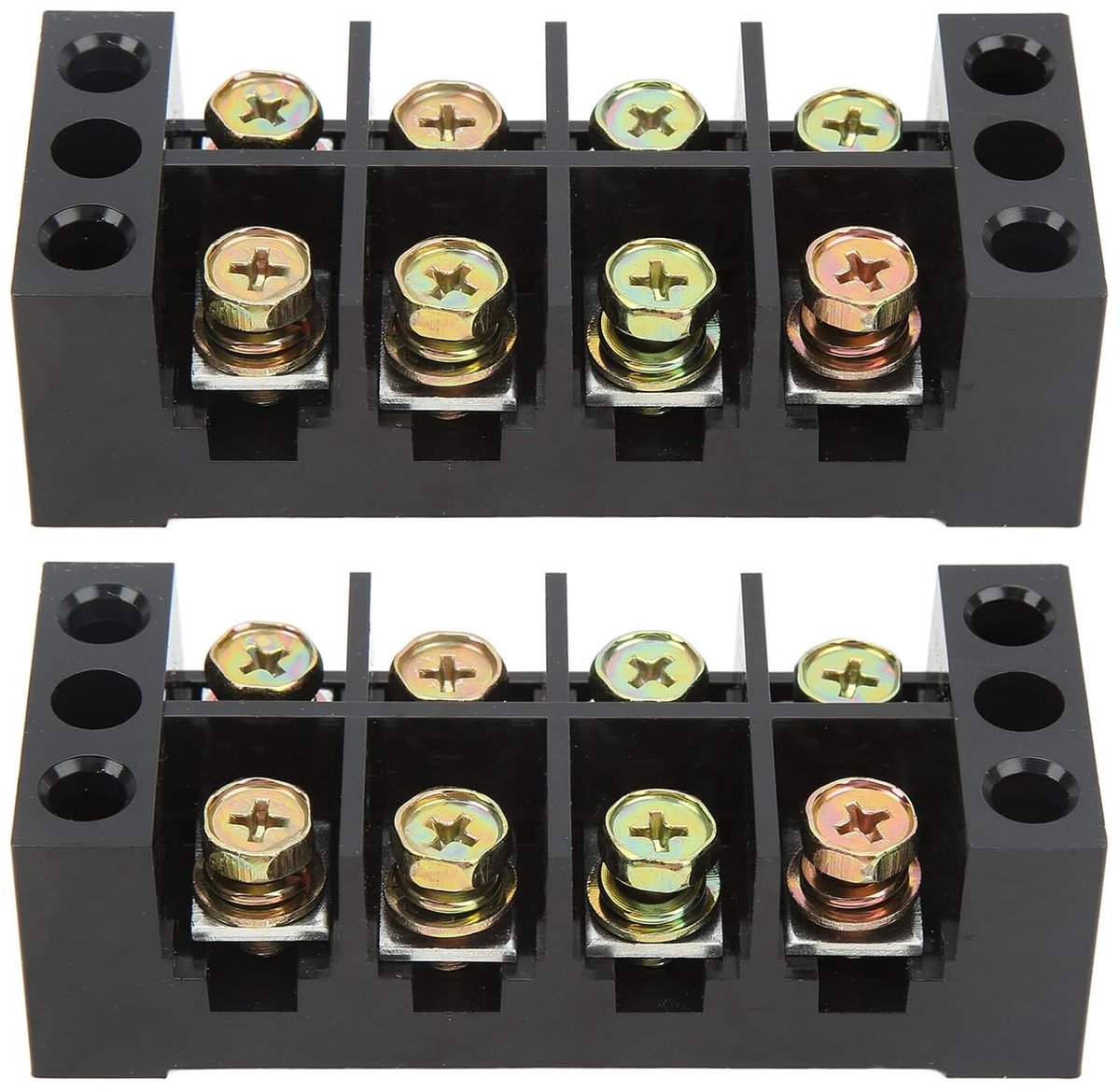 Terminalblok 600V 60A - 4 Posities - Geïsoleerd - Voor betrouwbare aansluitingen - ShopVlot