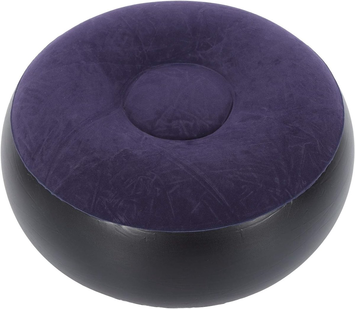 Opblaasbaar Krukje - Compact en Lichtgewicht - Flockmateriaal - Ideaal voor Thuis en Kamperen - ShopVlot