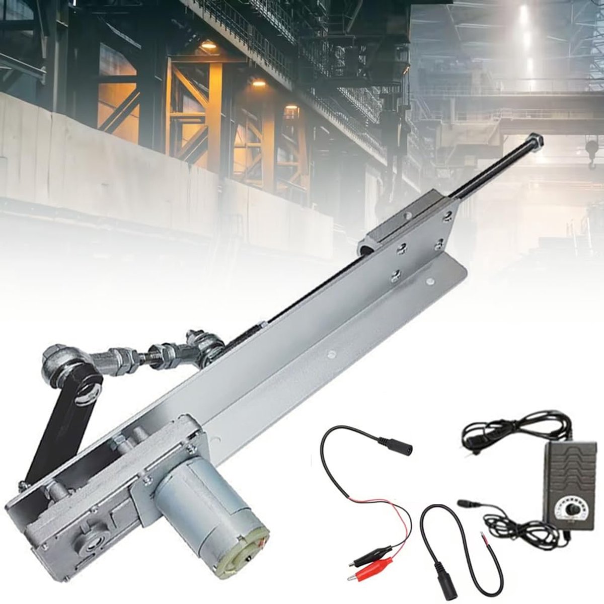 Lineaire aandrijving 12V - verstelbare telescopische motor - 3-15 cm slag - ideaal voor diverse toepassingen - ShopVlot