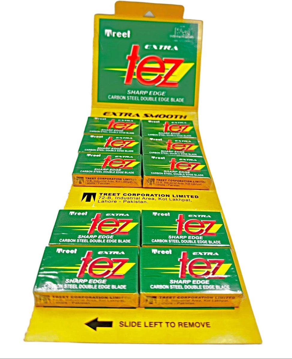Scheermesjes 100 stuks - Treet Super Power - Hoogwaardige kwaliteit - Geschikt voor alle scheerapparaten - ShopVlot