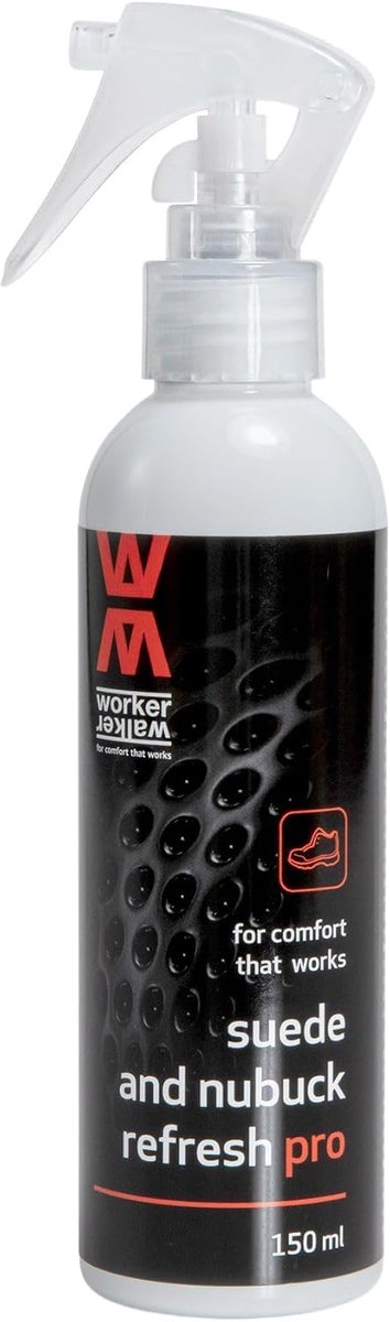 Suede & nubuck spray 150ml - zwart - reinigt en beschermt - ideaal voor schoenen en tassen - ShopVlot